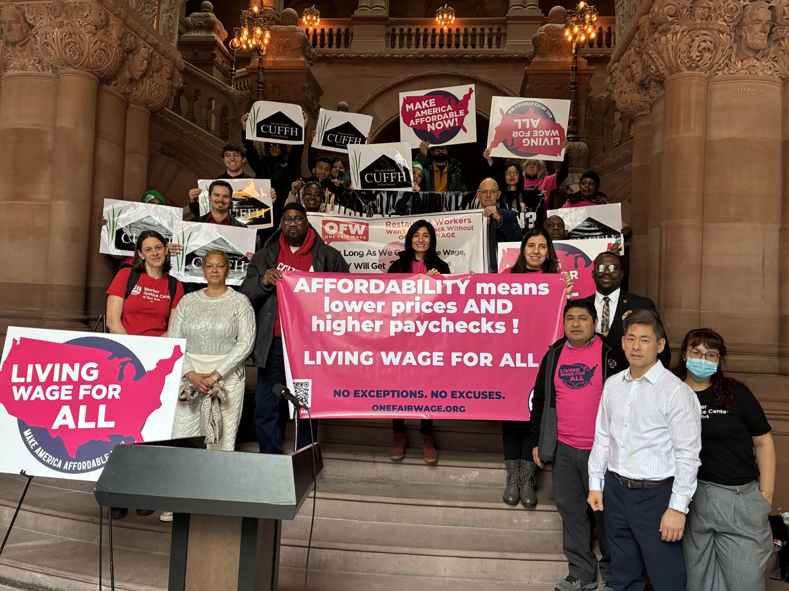 New York Lawmakers Launch Living Wage for All Campaign to End Subminimum Wages