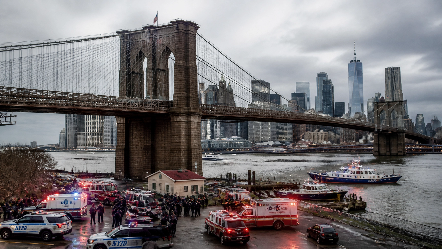Naked Man Jappings Off Brooklyn Bridge, Survives the Fall : and Gets Arrested